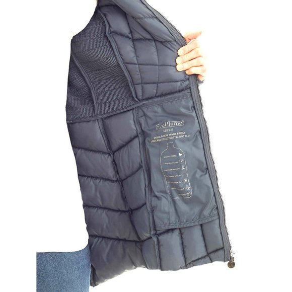 New With Tags Women's Bernardo Women's Quilted Jacket Coat Blue XS - Picture 6 of 12